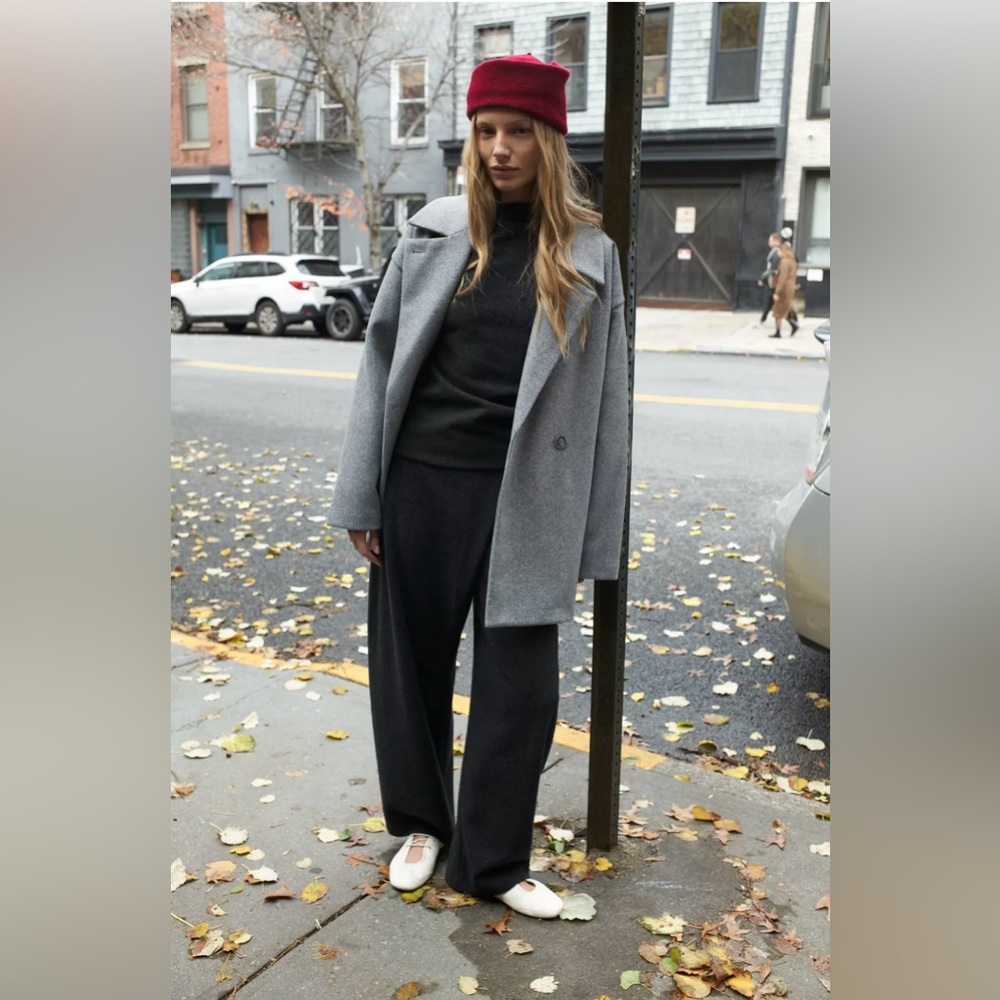 ZARA SOFT DOUBLE-BREASTED COAT
